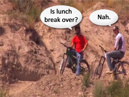 Will ride for food