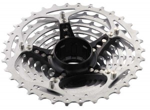 Shimano's XT Cassette is light, shifts well, and won't break the bank